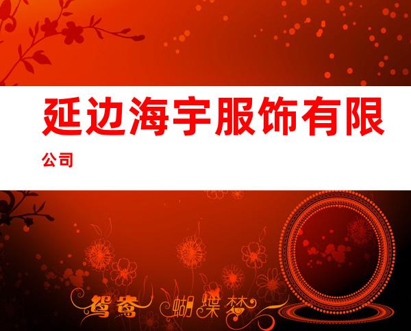 延边海宇服饰有限公司