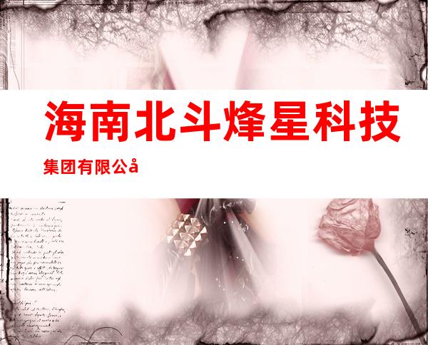 海南北斗烽星科技集团有限公司